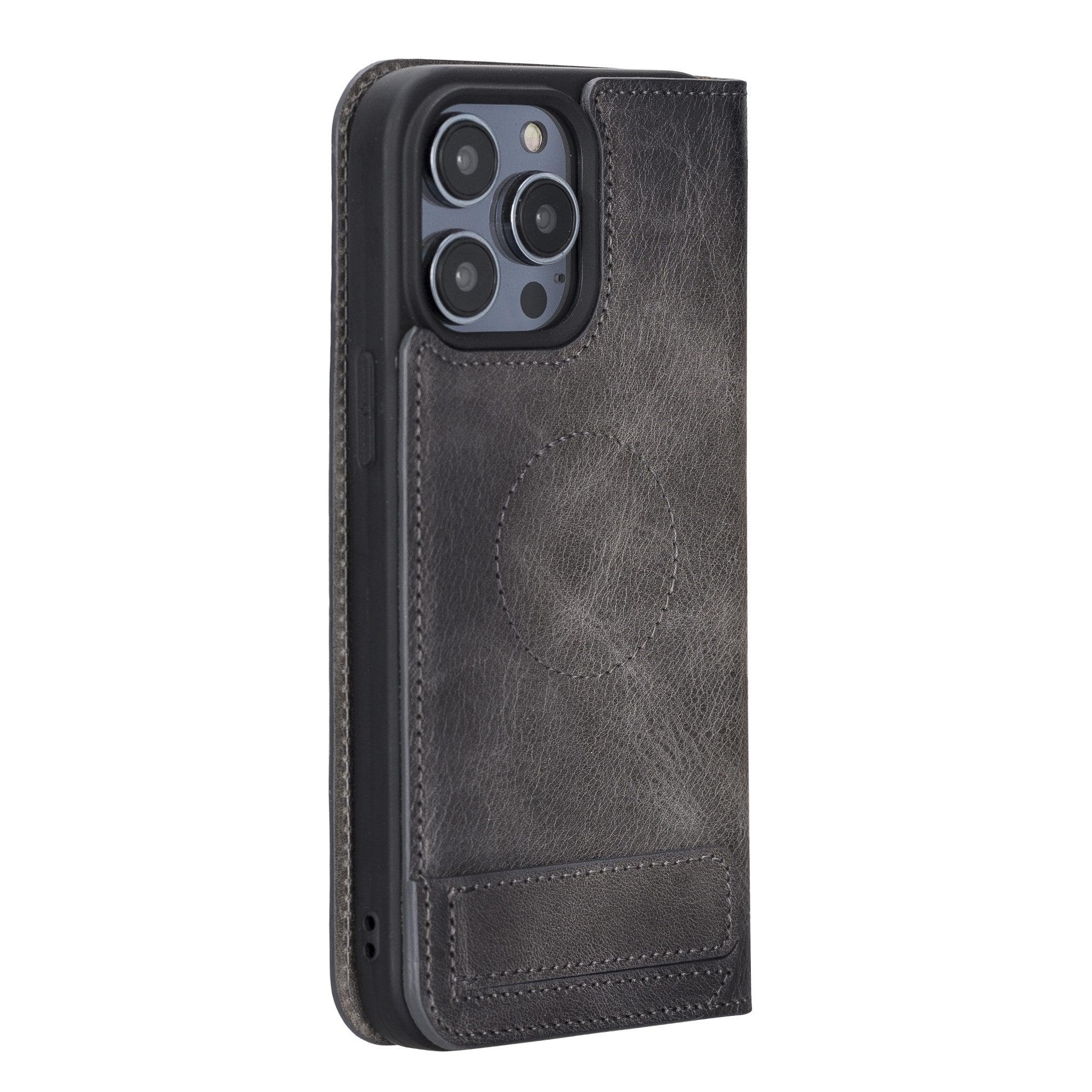 Apple iPhone 14 Series Brooks Leather Slim Wallet Case Bornbor