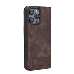 Apple iPhone 14 Series Brooks Leather Slim Wallet Case Bornbor