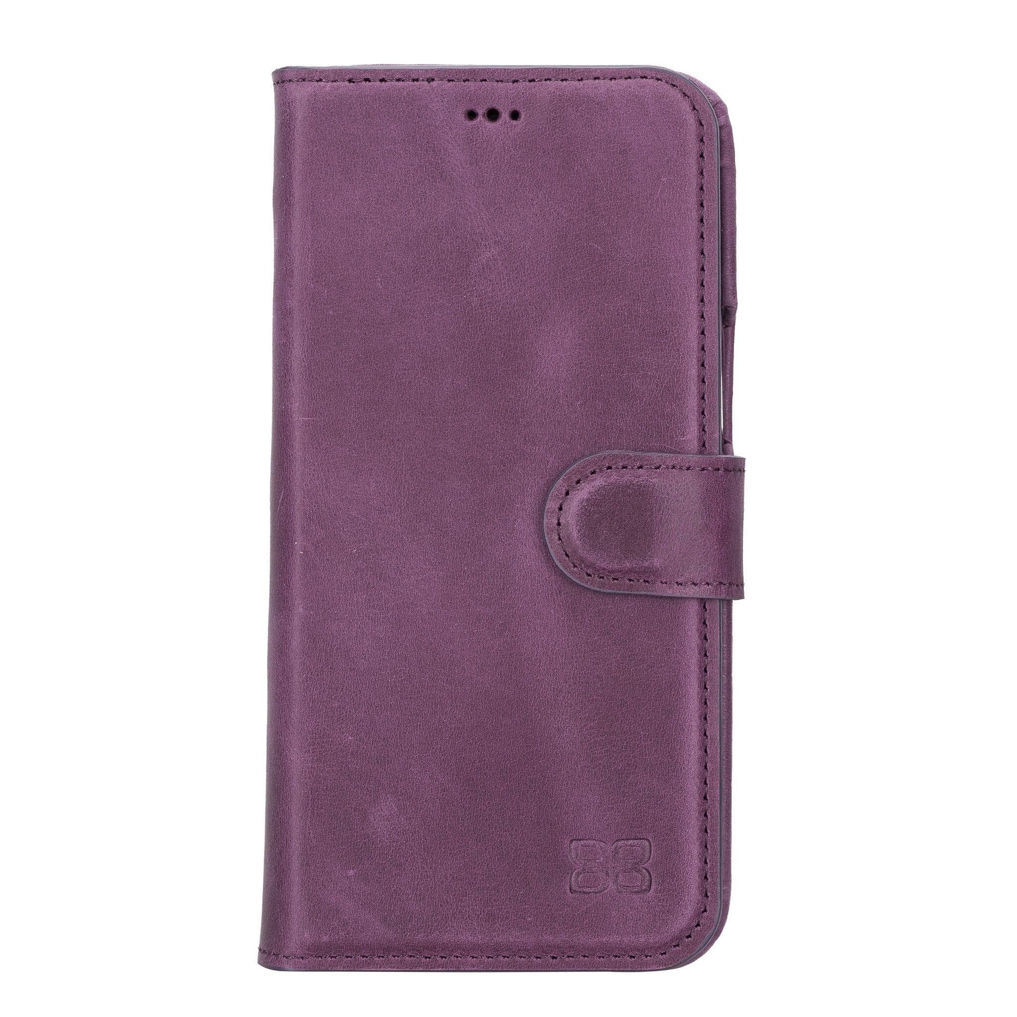 Apple iPhone 14 Series Full Leather Coating Detachable Wallet Case Bornbor