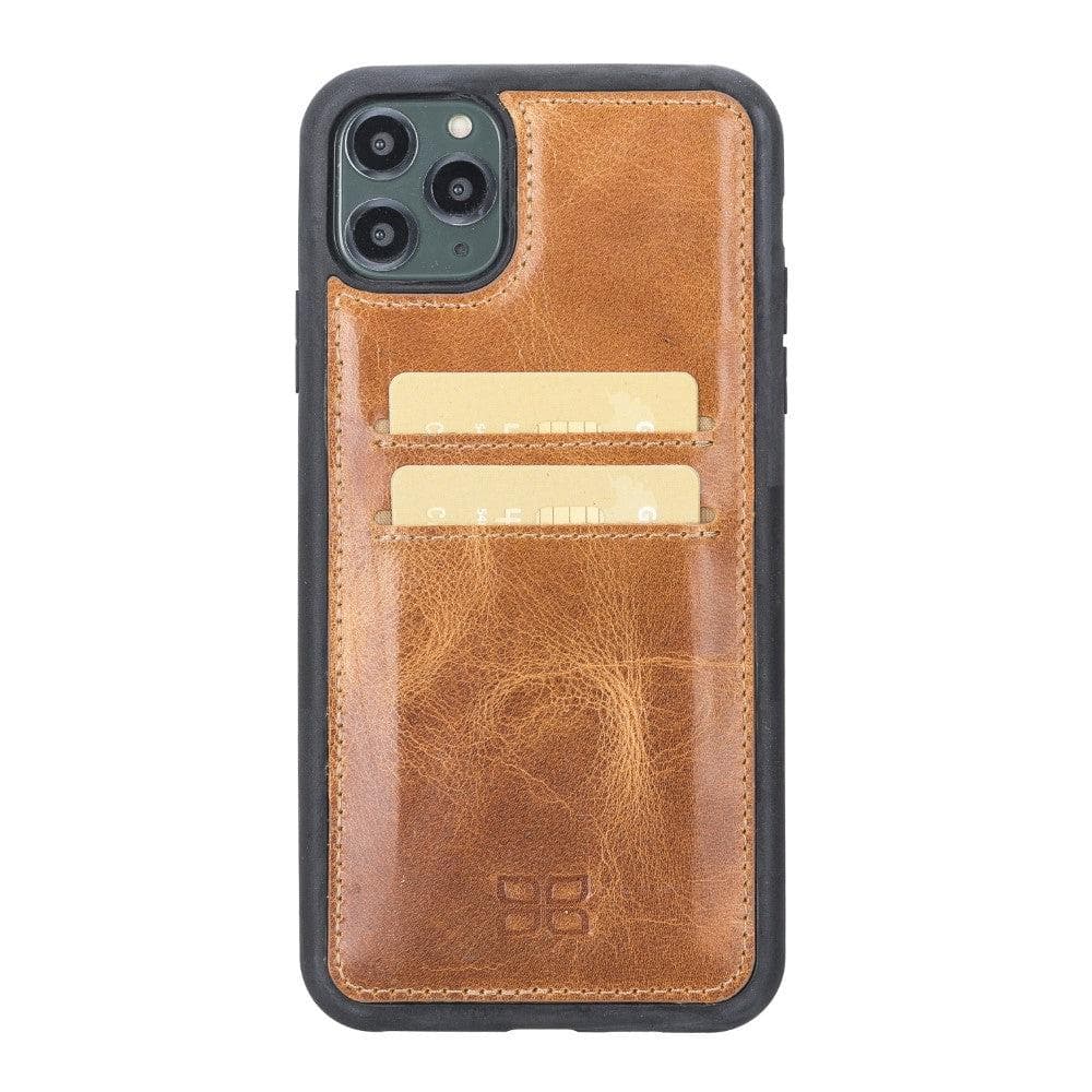 Flexible Leather Back Cover With Card Holder for iPhone 11 Series Bouletta LTD