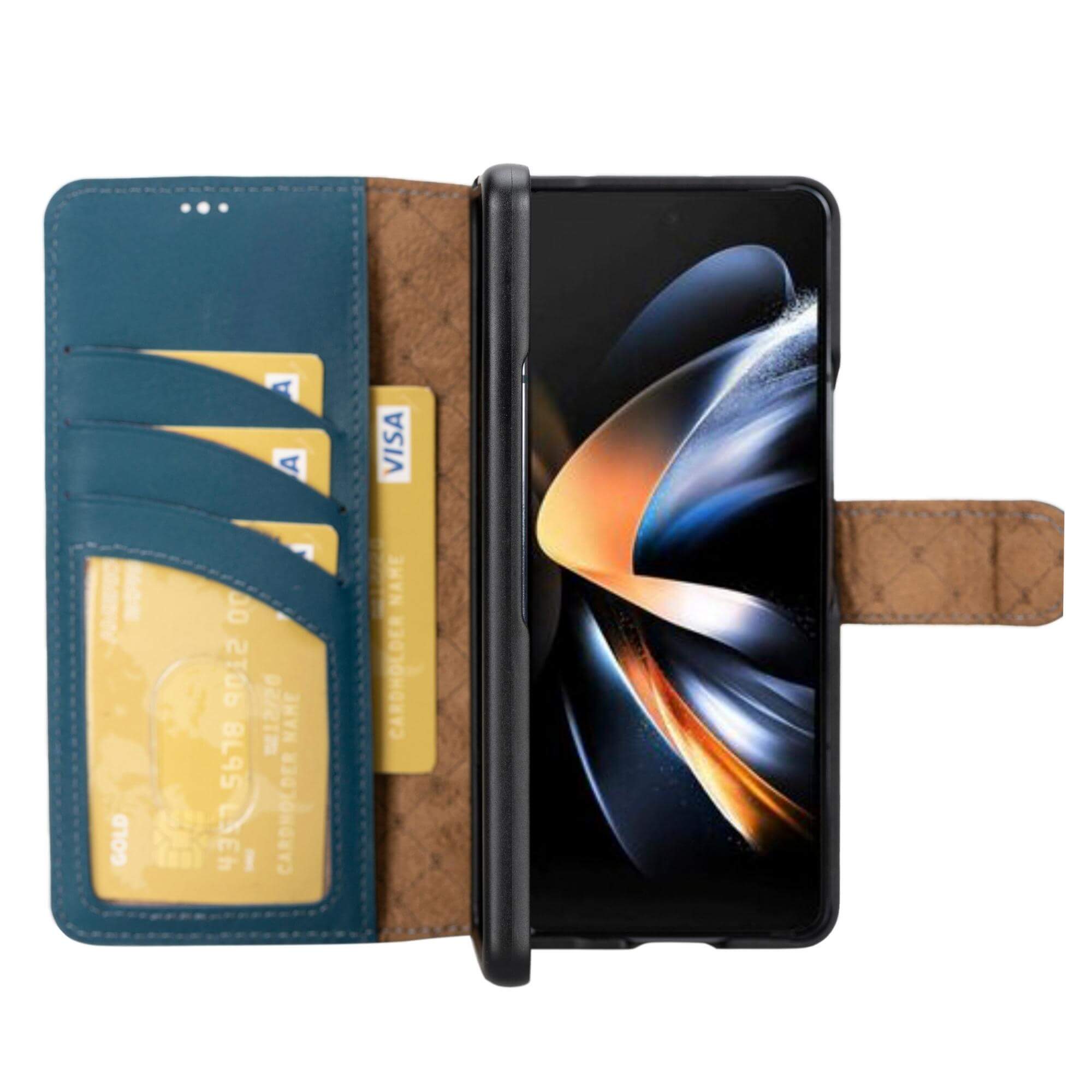 Samsung Galaxy Z Fold 5 Leather Wallets - MWS Bouletta LTD