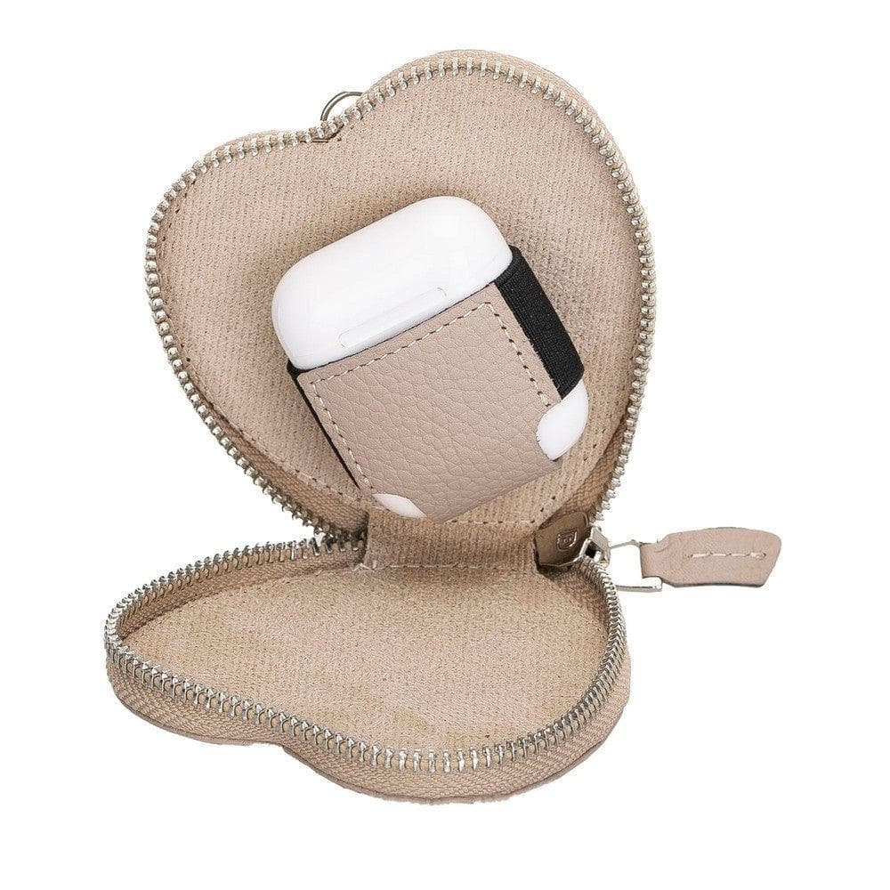 B2B- Apple Airpods Leather Case with Heart Bouletta B2B