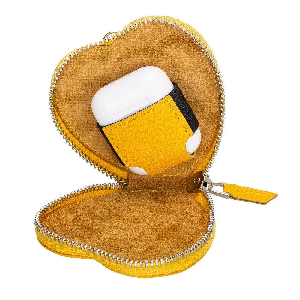 B2B- Apple Airpods Leather Case with Heart Bouletta