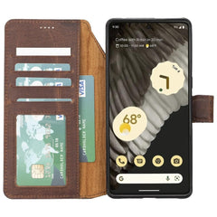 B2B - Google Pixel 7 Series Detachble Leather Magic Wallet Case Bouletta B2B