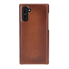 Full Leather Coating Back Cover for  Samsung Galaxy Note 10 Series Note 10 / Tan Bouletta LTD