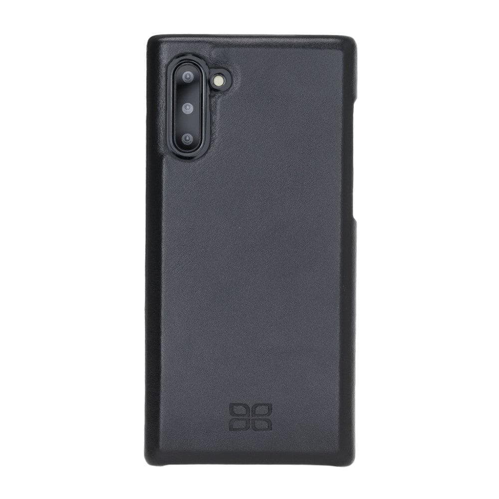Full Leather Coating Back Cover for  Samsung Galaxy Note 10 Series Note 10 / Black Bouletta LTD