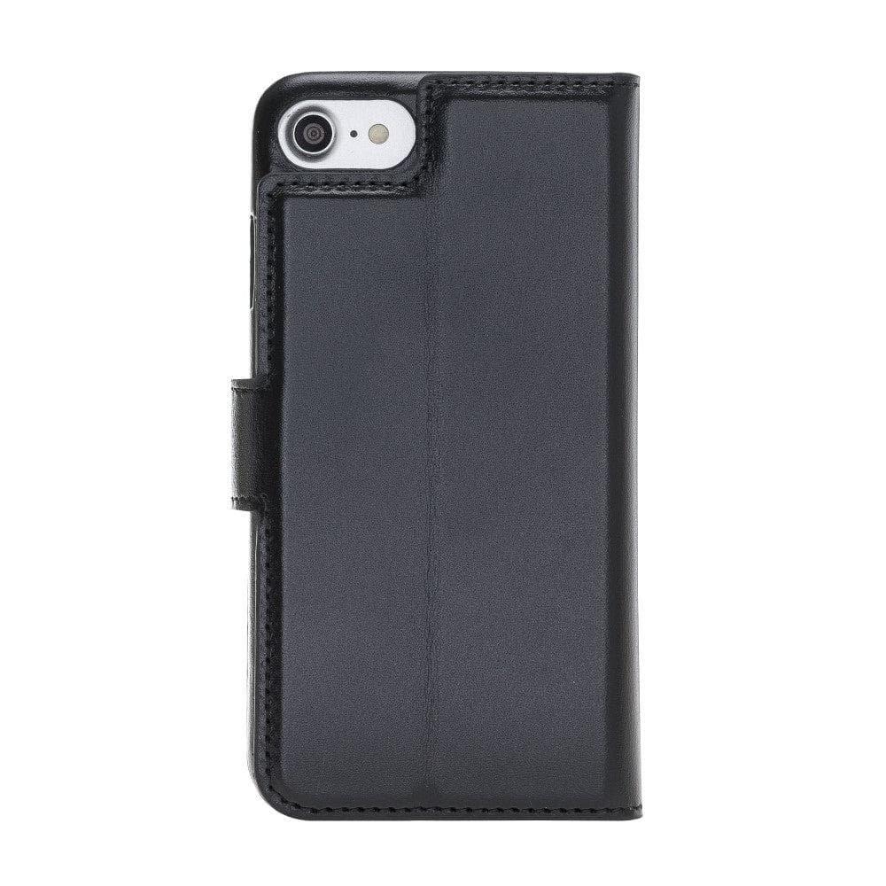 Full Leather Coating Detachable Wallet Case for Apple iPhone 8 Series Bornbor