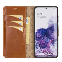 Samsung Galaxy S20 Series Leather Magnetic Detachable Leather Wallet Case Samsung S20 / rst2ef Bouletta