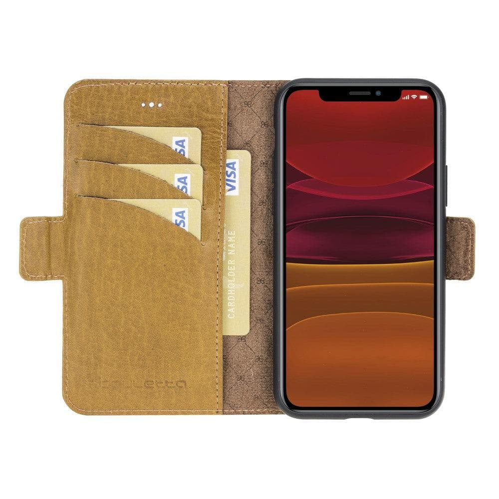 Wallet Folio with ID Slot Leather Wallet Case For Apple iPhone 11 Series iPhone 11 Pro / Vizon Bouletta LTD
